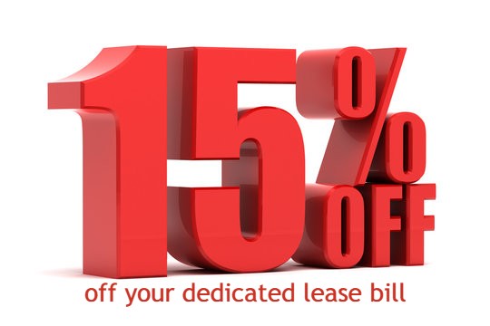 15% off Lease line